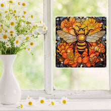 Load image into Gallery viewer, Diamond Painting Sticker Stained Glass Bee Diamonds Mosaic Stickers for Kid Gift
