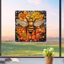 Load image into Gallery viewer, Diamond Painting Sticker Stained Glass Bee Diamonds Mosaic Stickers for Kid Gift
