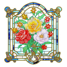 Load image into Gallery viewer, Diamond Painting - Partial Special Shaped - glass window grilles (30*30CM)

