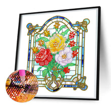 Load image into Gallery viewer, Diamond Painting - Partial Special Shaped - glass window grilles (30*30CM)
