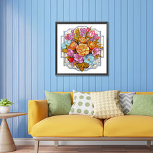 Load image into Gallery viewer, Diamond Painting - Partial Special Shaped - glass window grilles (30*30CM)
