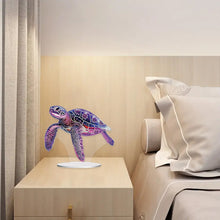 Load image into Gallery viewer, 5D Diamond Painting Desktop Ornament for Home Office Desktop Decor (Sea Turtle)
