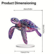 Load image into Gallery viewer, 5D Diamond Painting Desktop Ornament for Home Office Desktop Decor (Sea Turtle)
