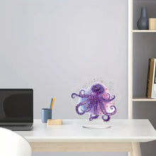 Load image into Gallery viewer, 5D Diamond Painting Desktop Ornament for Home Office Desktop Decor (Octopus)
