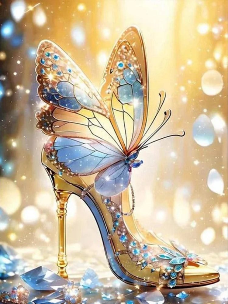 AB Diamond Painting - Full Round - fantasy high heels (30*40CM)