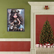 Load image into Gallery viewer, Diamond Painting - Full Round - sweet cool girl (40*50CM)
