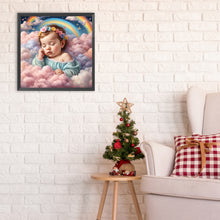 Load image into Gallery viewer, Diamond Painting - Full Round - sleeping angel child (30*30CM)
