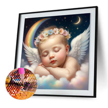 Load image into Gallery viewer, Diamond Painting - Full Round - sleeping angel child (30*30CM)
