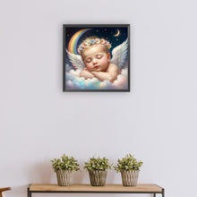 Load image into Gallery viewer, Diamond Painting - Full Round - sleeping angel child (30*30CM)
