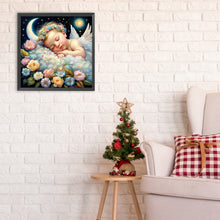 Load image into Gallery viewer, Diamond Painting - Full Round - sleeping angel child (30*30CM)
