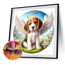 Load image into Gallery viewer, Diamond Painting - Full Round - angel puppy (40*40CM)
