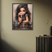 Load image into Gallery viewer, Diamond Painting - Full Square - cool girl (30*40CM)
