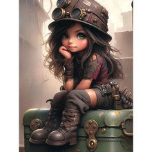 Load image into Gallery viewer, Diamond Painting - Full Square - cool girl (30*40CM)
