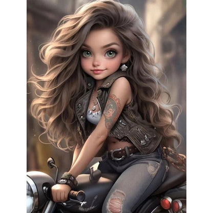 Diamond Painting - Full Square - cool girl (30*40CM)