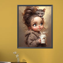 Load image into Gallery viewer, Diamond Painting - Full Square - cool girl (40*50CM)
