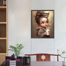 Load image into Gallery viewer, Diamond Painting - Full Square - cool girl (40*50CM)
