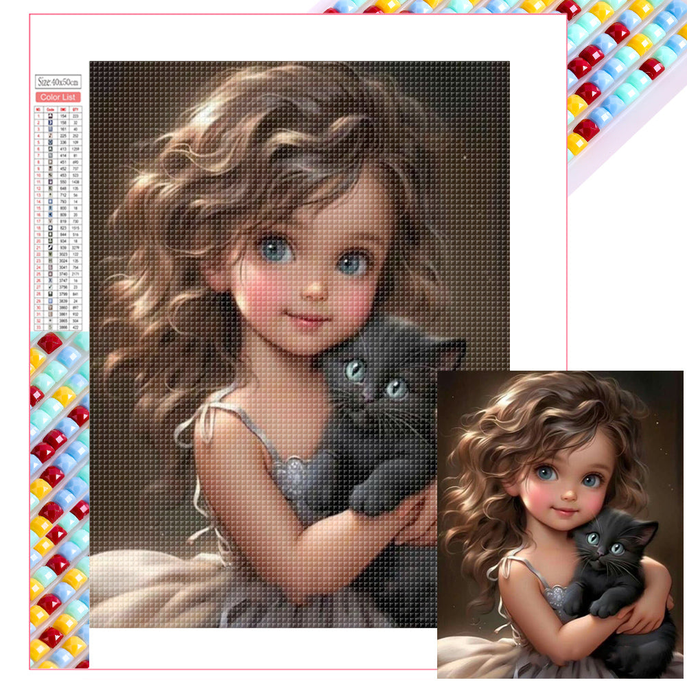 Diamond Painting - Full Square - cool girl (40*50CM)