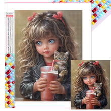 Load image into Gallery viewer, Diamond Painting - Full Square - cool girl (40*50CM)
