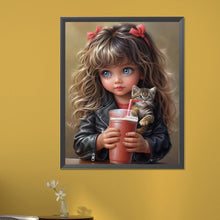 Load image into Gallery viewer, Diamond Painting - Full Square - cool girl (40*50CM)
