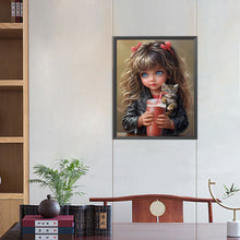 Load image into Gallery viewer, Diamond Painting - Full Square - cool girl (40*50CM)
