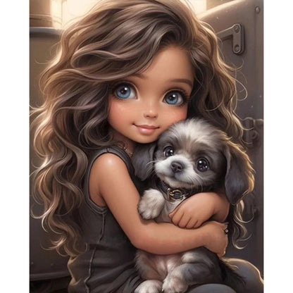 Diamond Painting - Full Square - cool girl (40*50CM)