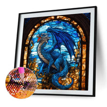 Load image into Gallery viewer, AB Diamond Painting - Full Round - dragon in mural (40*40CM)
