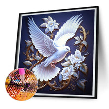 Load image into Gallery viewer, Diamond Painting - Full Round - white dove (30*30CM)
