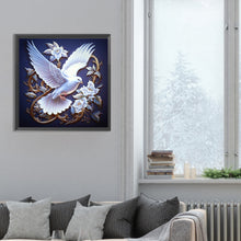 Load image into Gallery viewer, Diamond Painting - Full Round - white dove (30*30CM)
