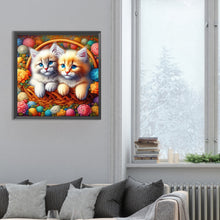 Load image into Gallery viewer, Diamond Painting - Full Round - Hair ball cat (30*30CM)
