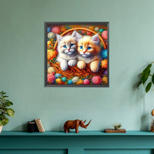 Load image into Gallery viewer, Diamond Painting - Full Round - Hair ball cat (30*30CM)
