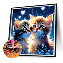 Load image into Gallery viewer, Diamond Painting - Full Round - two cats (30*30CM)
