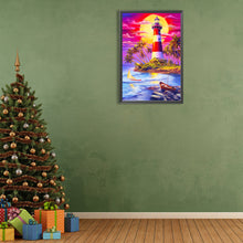 Load image into Gallery viewer, Diamond Painting - Full Round - lighthouse (40*60CM)
