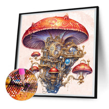Load image into Gallery viewer, Diamond Painting - Full Round - Steampunk Mushroom House (30*30CM)
