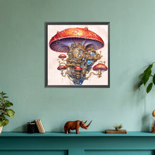 Load image into Gallery viewer, Diamond Painting - Full Round - Steampunk Mushroom House (30*30CM)
