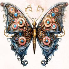 Load image into Gallery viewer, Diamond Painting - Full Round - steampunk butterfly (30*30CM)
