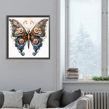 Load image into Gallery viewer, Diamond Painting - Full Round - steampunk butterfly (30*30CM)
