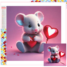 Load image into Gallery viewer, Diamond Painting - Full Square - caring mouse (30*30CM)

