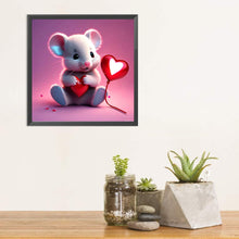 Load image into Gallery viewer, Diamond Painting - Full Square - caring mouse (30*30CM)

