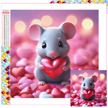 Load image into Gallery viewer, Diamond Painting - Full Square - caring mouse (30*30CM)
