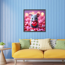 Load image into Gallery viewer, Diamond Painting - Full Square - caring mouse (30*30CM)
