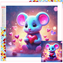 Load image into Gallery viewer, Diamond Painting - Full Square - caring mouse (30*30CM)
