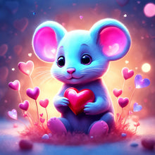 Load image into Gallery viewer, Diamond Painting - Full Square - caring mouse (30*30CM)
