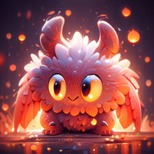 Load image into Gallery viewer, Diamond Painting - Full Square - Cute glowing dragon (30*30CM)
