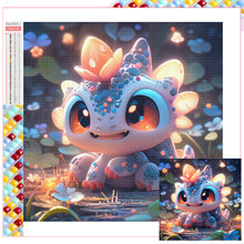 Load image into Gallery viewer, Diamond Painting - Full Square - Cute glowing dragon (30*30CM)

