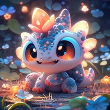 Load image into Gallery viewer, Diamond Painting - Full Square - Cute glowing dragon (30*30CM)
