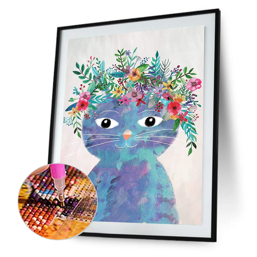 Diamond Painting - Full Round - Tabby cat (40*50CM)