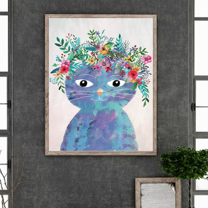 Diamond Painting - Full Round - Tabby cat (40*50CM)