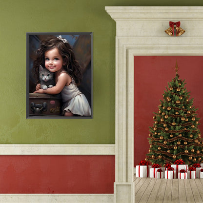 Diamond Painting - Full Round - sweet cool girl (40*50CM)