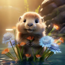 Load image into Gallery viewer, Diamond Painting - Full Square - otter (30*30CM)
