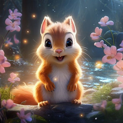 Diamond Painting - Full Square - squirrel (30*30CM)